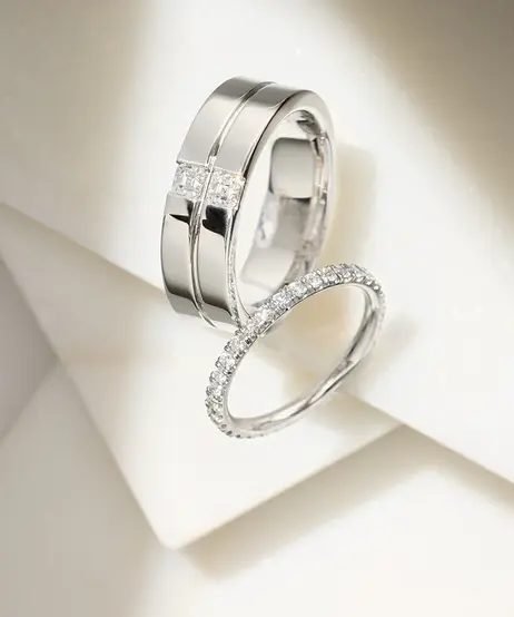 Brushed Diamond Band