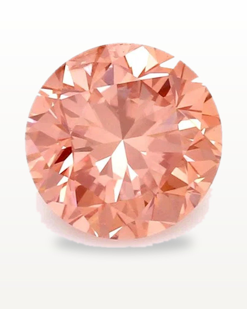 Fancy Pink Round lab-grown diamond